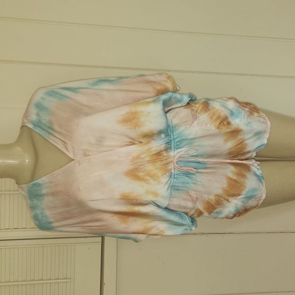 YOUNG FABULOUS  & BROKE ASHBY TIE DYE ROMPER XS - Picture 2 of 9